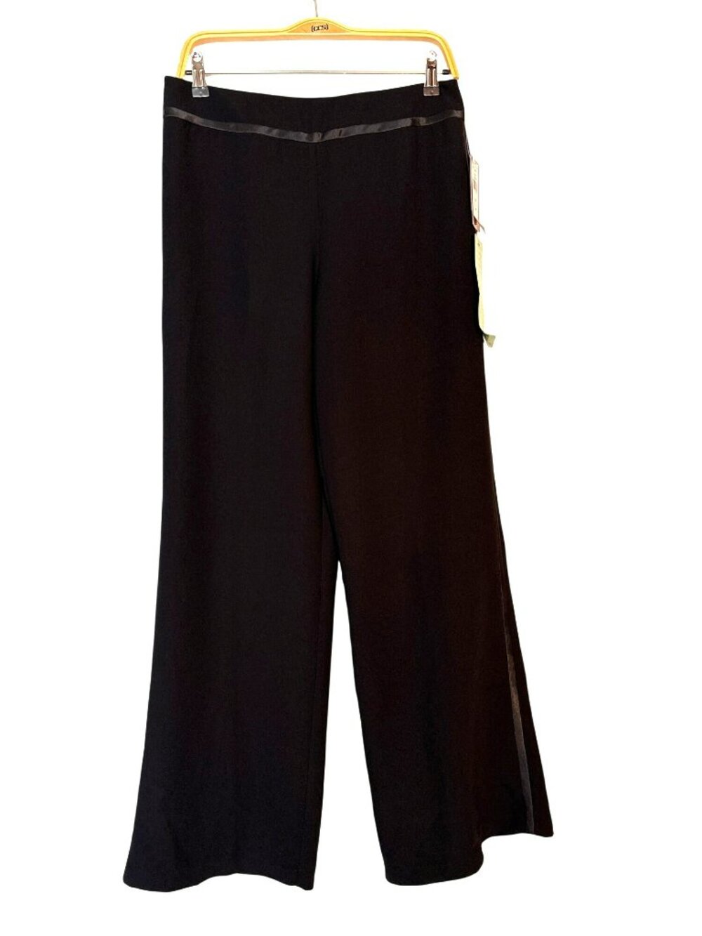 NWT Studio 1 Wide-Leg Black Dress Pants Size 10